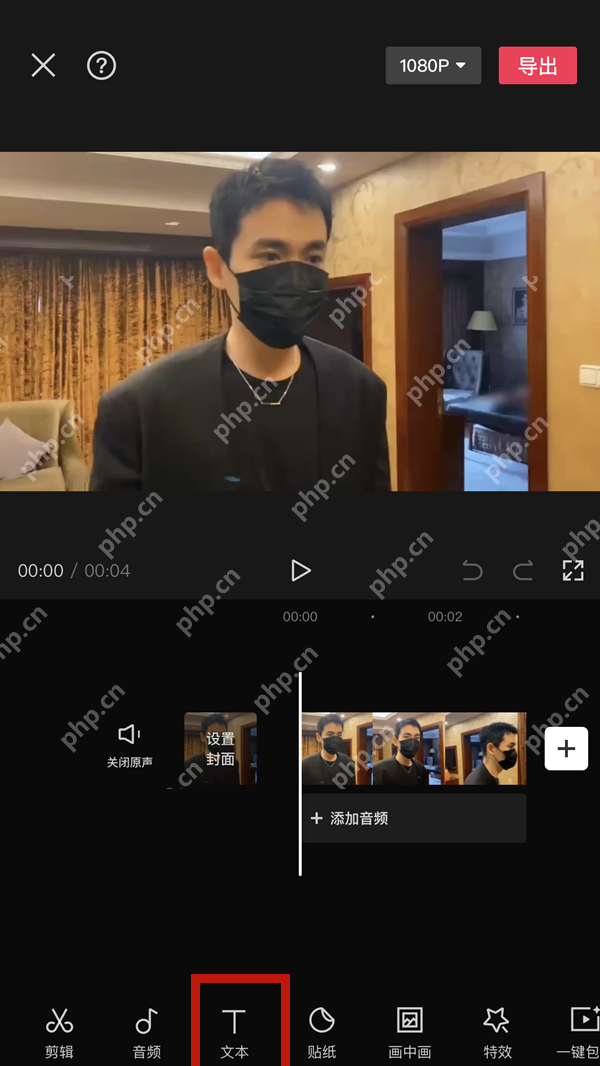剪映文字不换行开关在哪里设置