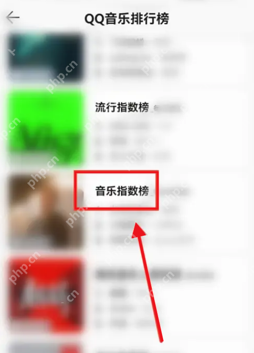 QQ音乐音乐指数榜怎么看