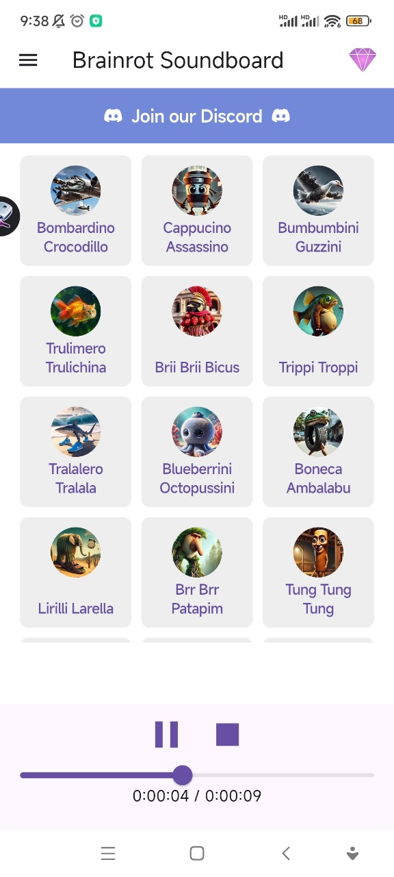 美国山海经角色大全语音包(Brainrot Soundboard)