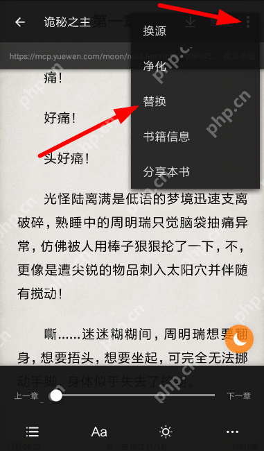 搜书大师APP如何替换文字？搜书大师替换文字的方法说明