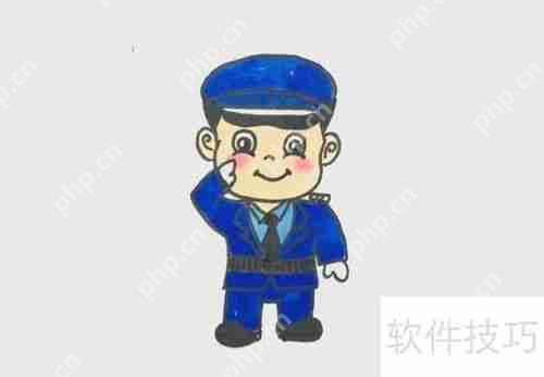 简笔画教程：特警怎么画