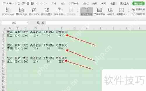 工资条生成器使用指南