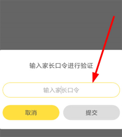 快对作业怎么输入家长口令