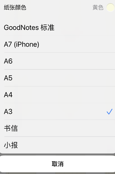goodnotes5怎么改变纸张大小 goodnotes5调整纸张大小步骤介绍