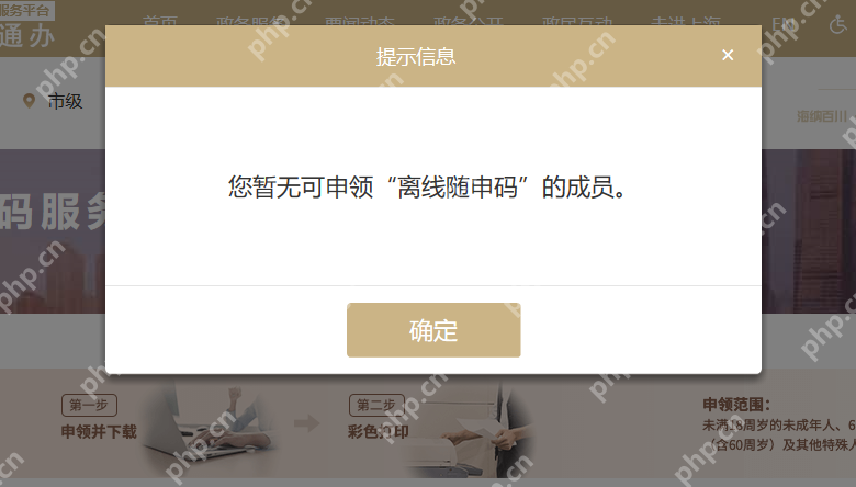 随申办老人纸质版离线码在哪领