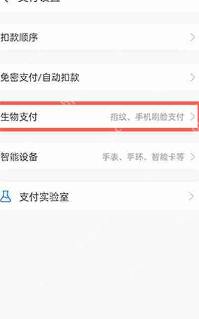 支付宝刷脸功能在哪里开通