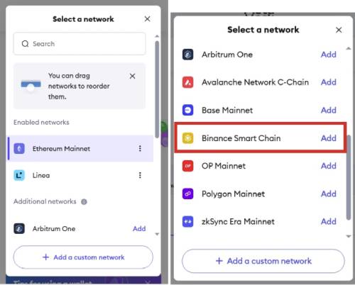 一文教你如何将BNB链添加到MetaMask