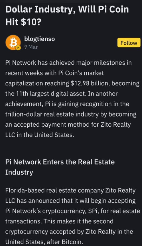 Pi Network进军房地产:撬动万亿级行业,预示加密支付的新时代