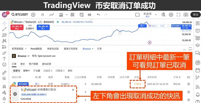 用Tradingview怎么买比特币？TradingView和币安帐户连接下单教学 (图解步骤)