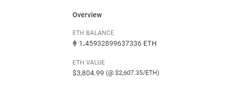 Etherscan wallet总览
