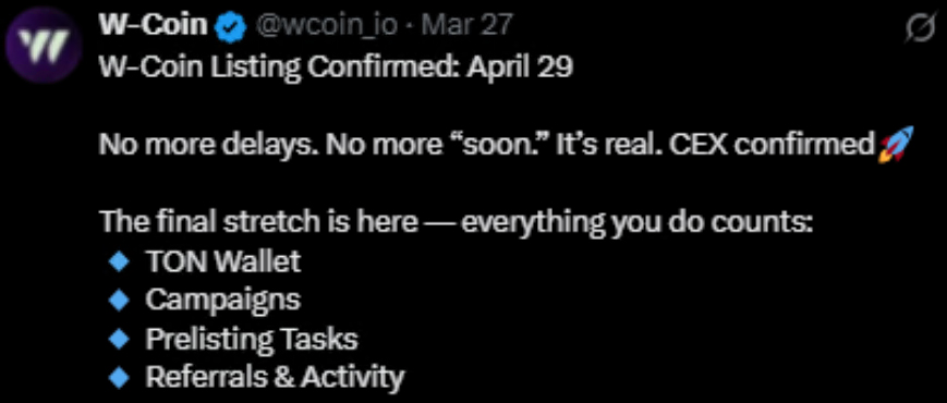 W Coin 白皮书已发布:WCOIN 上市日期预计价格是多少？