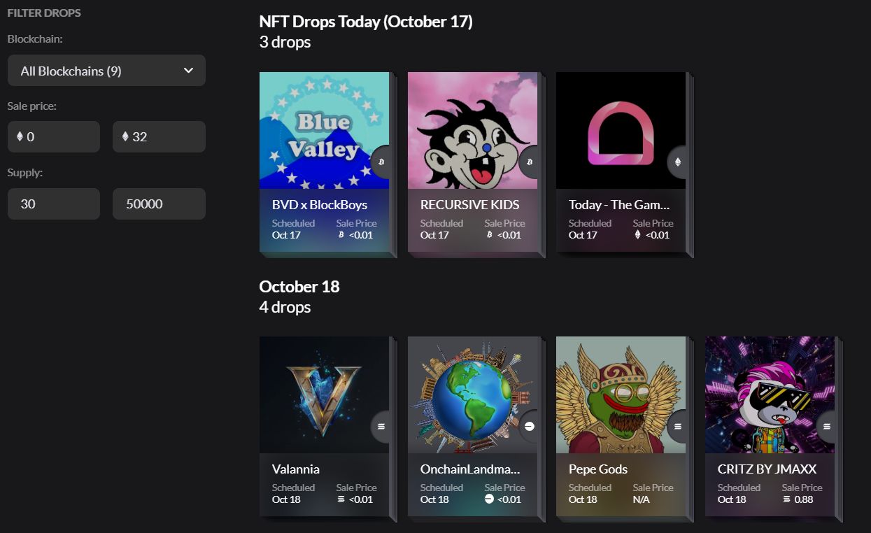 盘点十大顶级的NFT数据平台