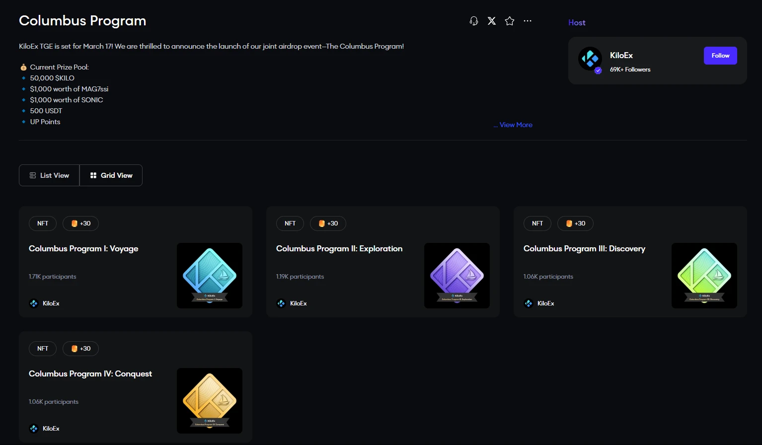 KiloEx发币在即,如何博取空投？