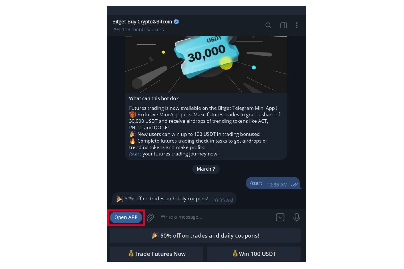 如何在Bitget Telegram小程序上发送邀请链接