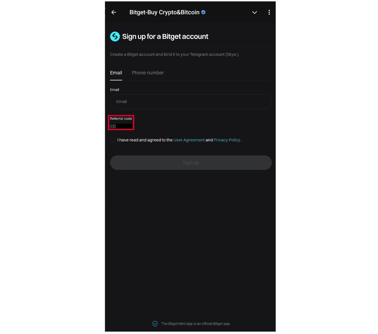 如何在Bitget Telegram小程序上发送邀请链接