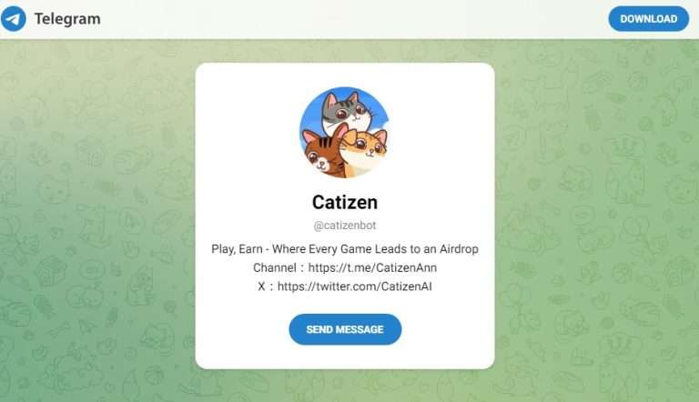Ton链游Catizen是什么？Catizen(CATI)币空投教学及价格走势分析