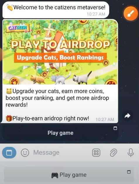 Ton链游Catizen是什么？Catizen(CATI)币空投教学及价格走势分析