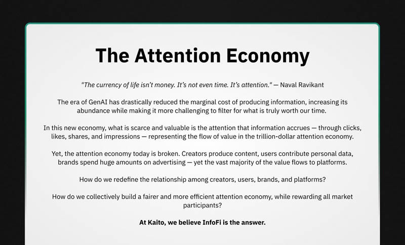 Kaito(KAITO)币是什么？如何购买KAITO币？Kaito代币经济学