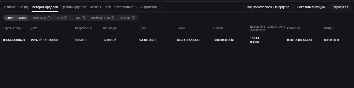 Bitget-订单历史记录