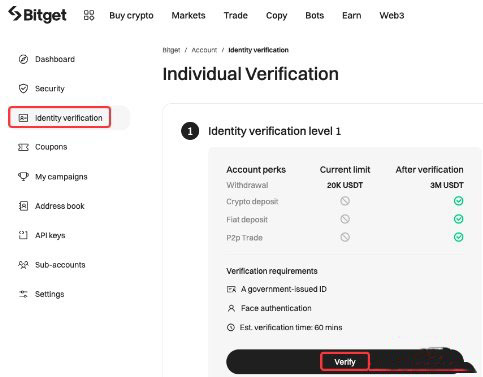 如何在Bitget进行身份认证？Bitget身份认证快速指南