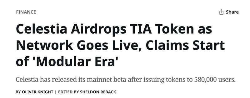 加密货币史上十大空投项目盘点