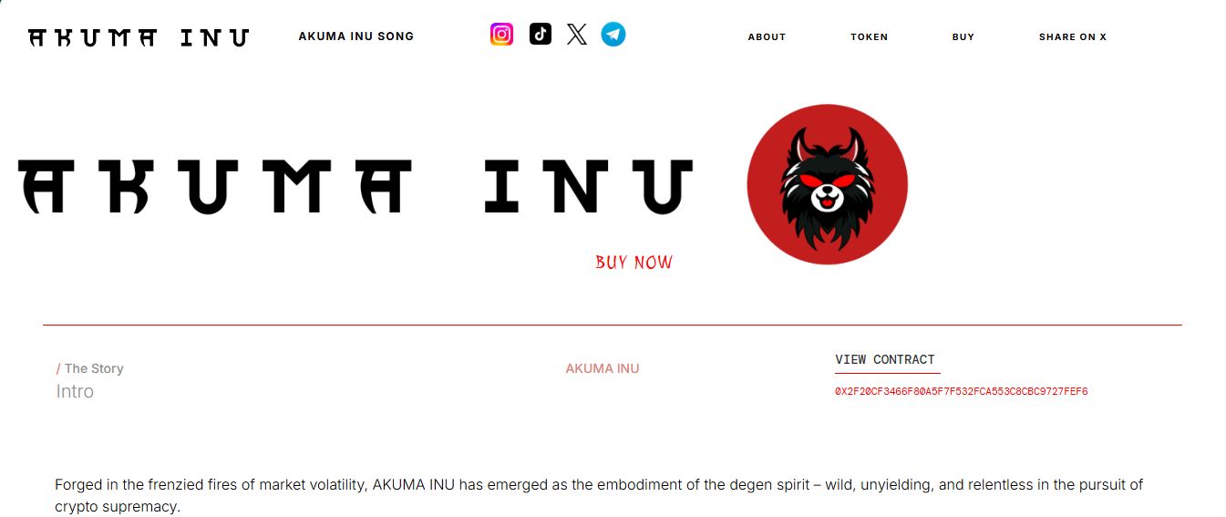 Akuma Inu(AKUMA)币是什么?怎么样?未来价格能涨多少?