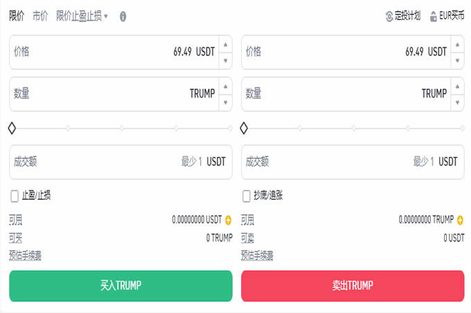 特 朗普概念币TRUMP在哪买？TRUMP币买卖交易操作步骤教程