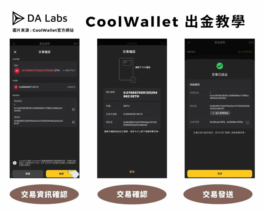 CoolWallet Pro冷wallet完整使用教学:创建、入金、出金全教程
