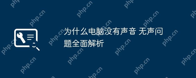 为什么电脑没有声音 无声问题全面解析