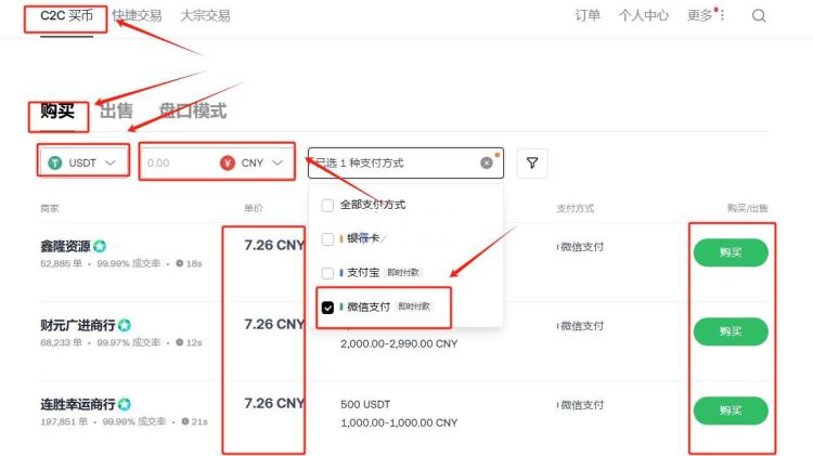怎么用微信在交易所买比特币？用微信在交易所买比特币的详细步骤