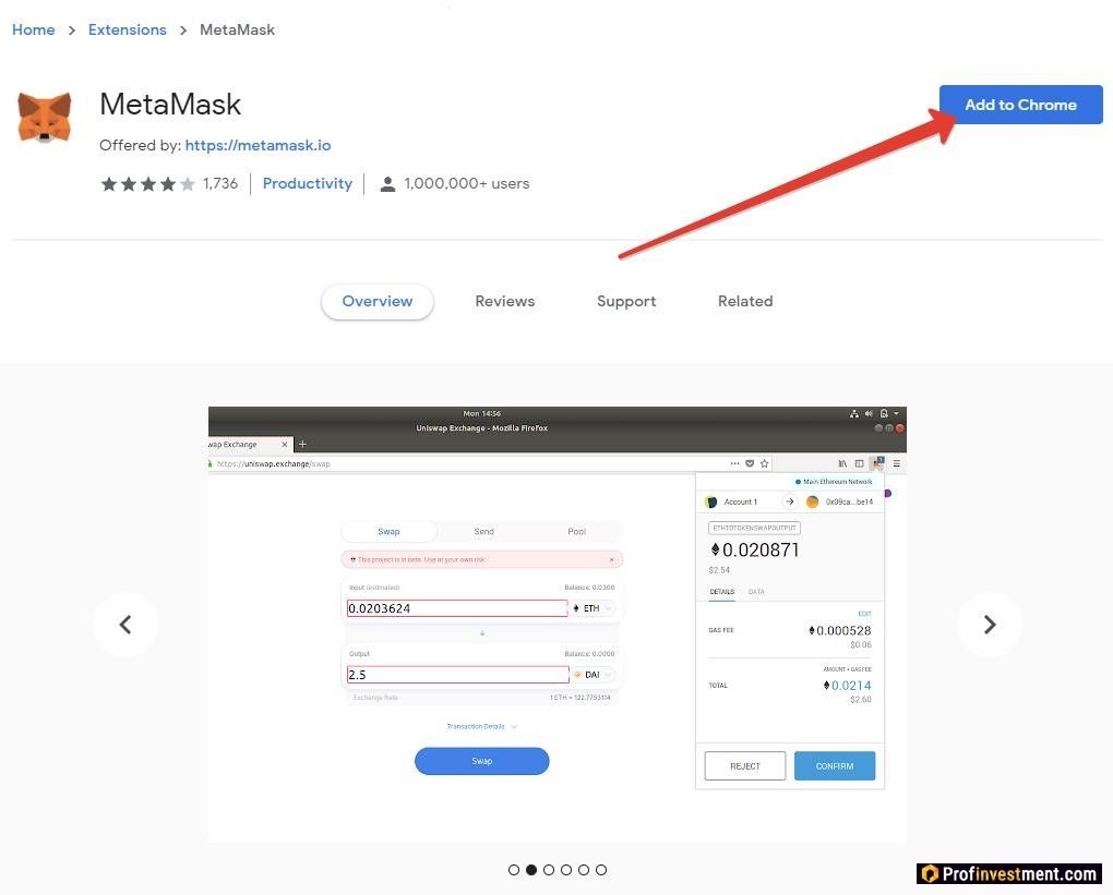 将Metamask扩展添加到Chrome浏览器