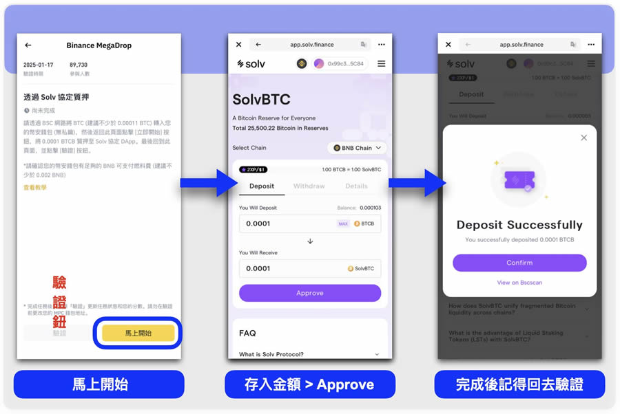 SOLV空投如何参与？币安Megadrop Solv Protocol积分任务图文教程