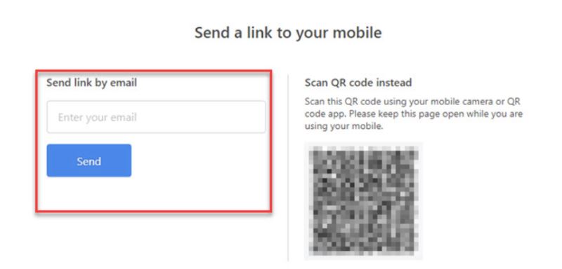 输入电子邮件地址