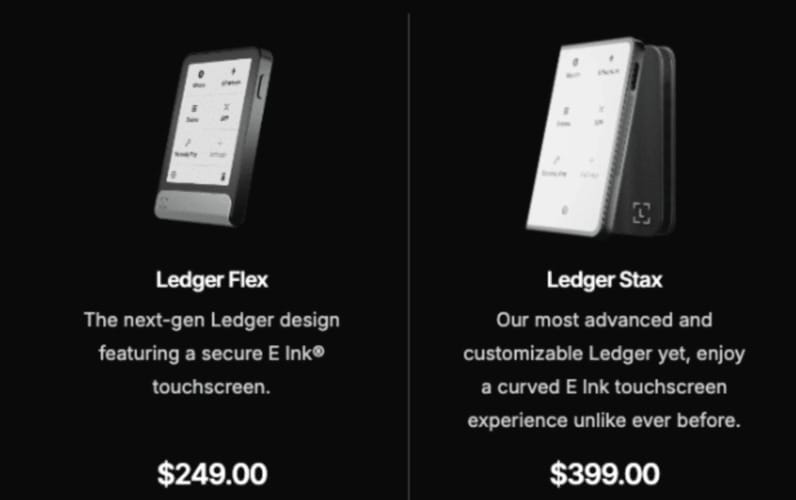 哪个冷wallet更值得投资？对比Ledger Stax与Ledger Flex冷wallet