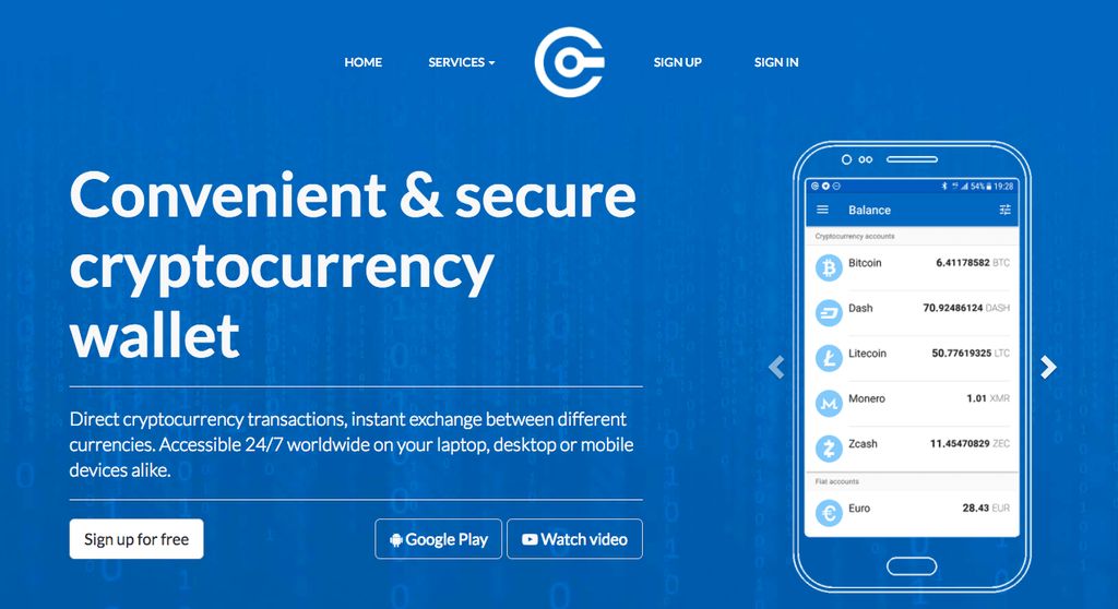 最好加密货币wallet：Cryptonator加密货币wallet。