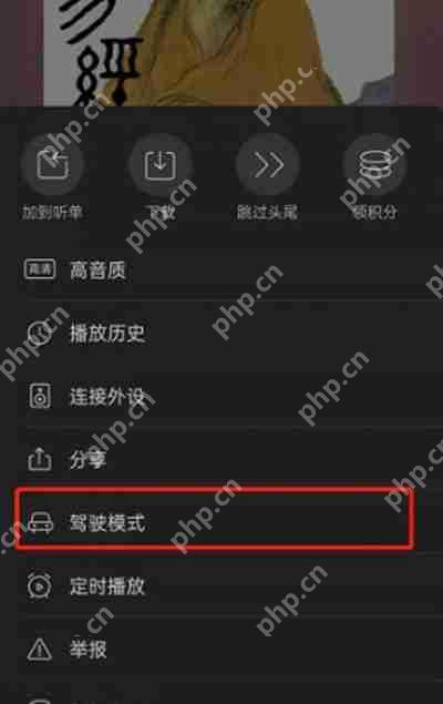 喜马拉雅驾驶模式开启方法