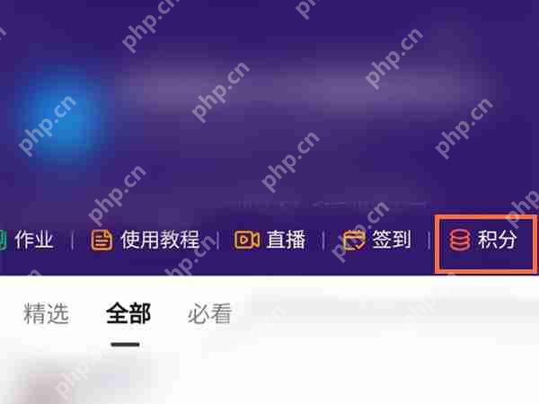 钉钉积分怎么看