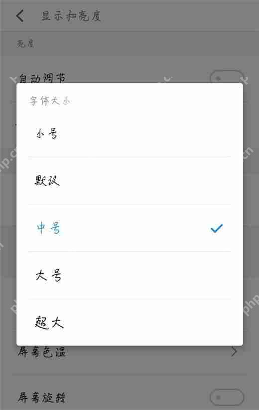 在魅族15中怎么设置字体大小？设置字体大小的方法介绍