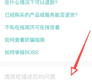 boss直聘在线客服如何联系
