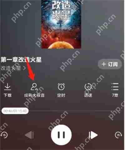 番茄畅听怎么更换声音