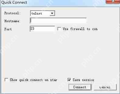使用SecureCRT怎么创建telnet连接-SecureCRT使用教程