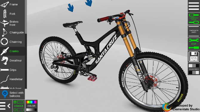 模拟山地自行车3D