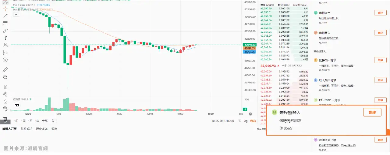 派网Pionex交易所安全性、开户教学、入金出金流程、交易机器人挑选