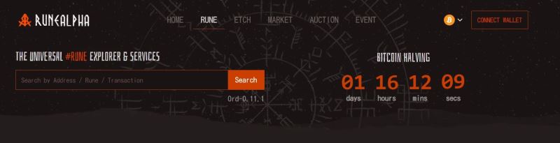 Runes符文代币蚀刻和铸造符文网站推荐