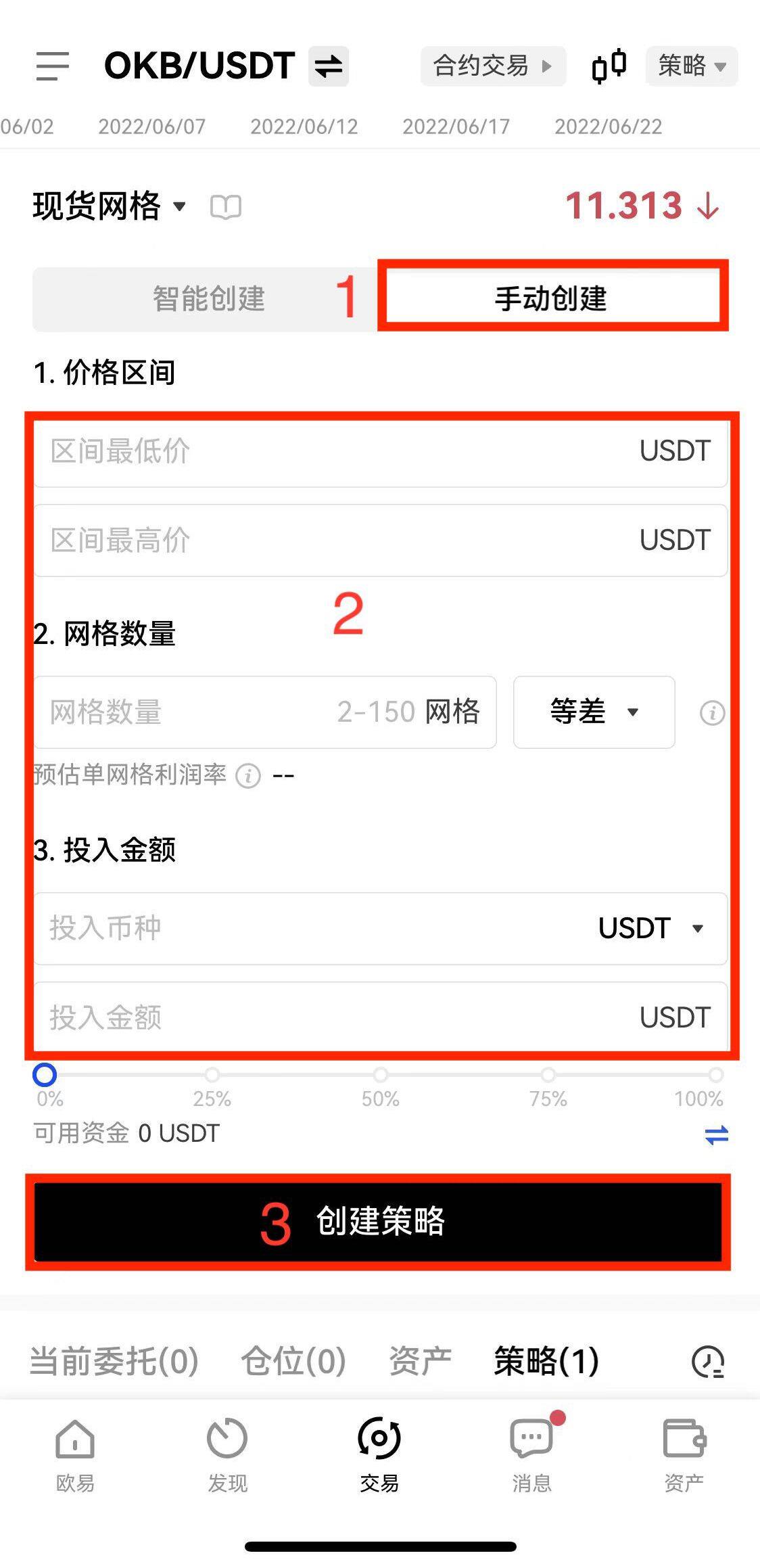 如何进行现货网格交易？