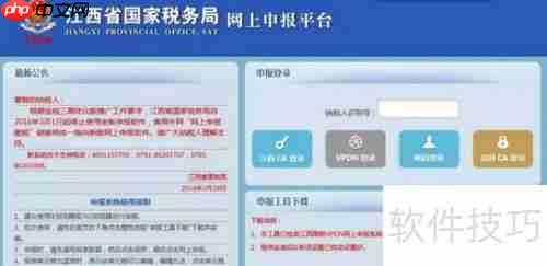 金三网上报税系统操作指南