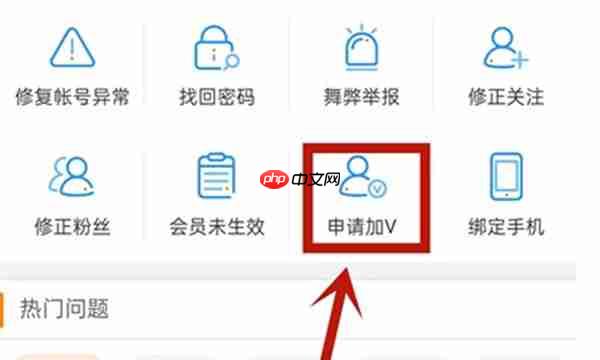 微博大v认证申请方法