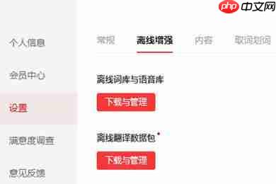 有道词典中怎么使用离线翻译功能？离线翻译功能操作方法一览