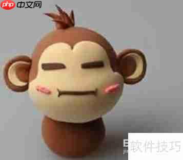 黏土手工：制作可爱悠嘻猴
