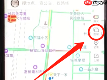 百度地图怎么设置热力图模式？热力图模式设置方法介绍